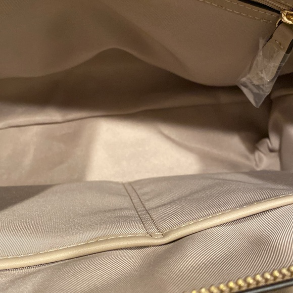 Nine West floral crossbody/shoulder top zip satchel - Picture 5 of 10